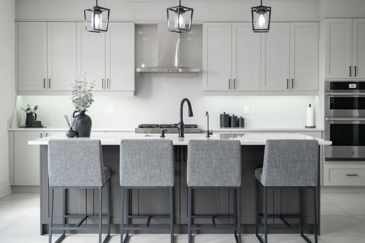 Pro Build estimator performing on-site assessment for kitchen countertops project