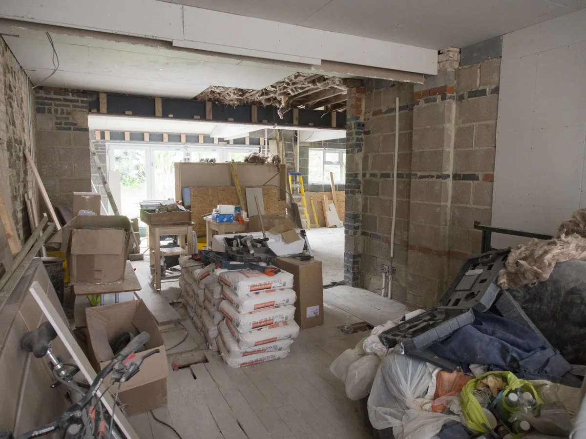 Massachusetts contractor performing kitchen remodeling construction work