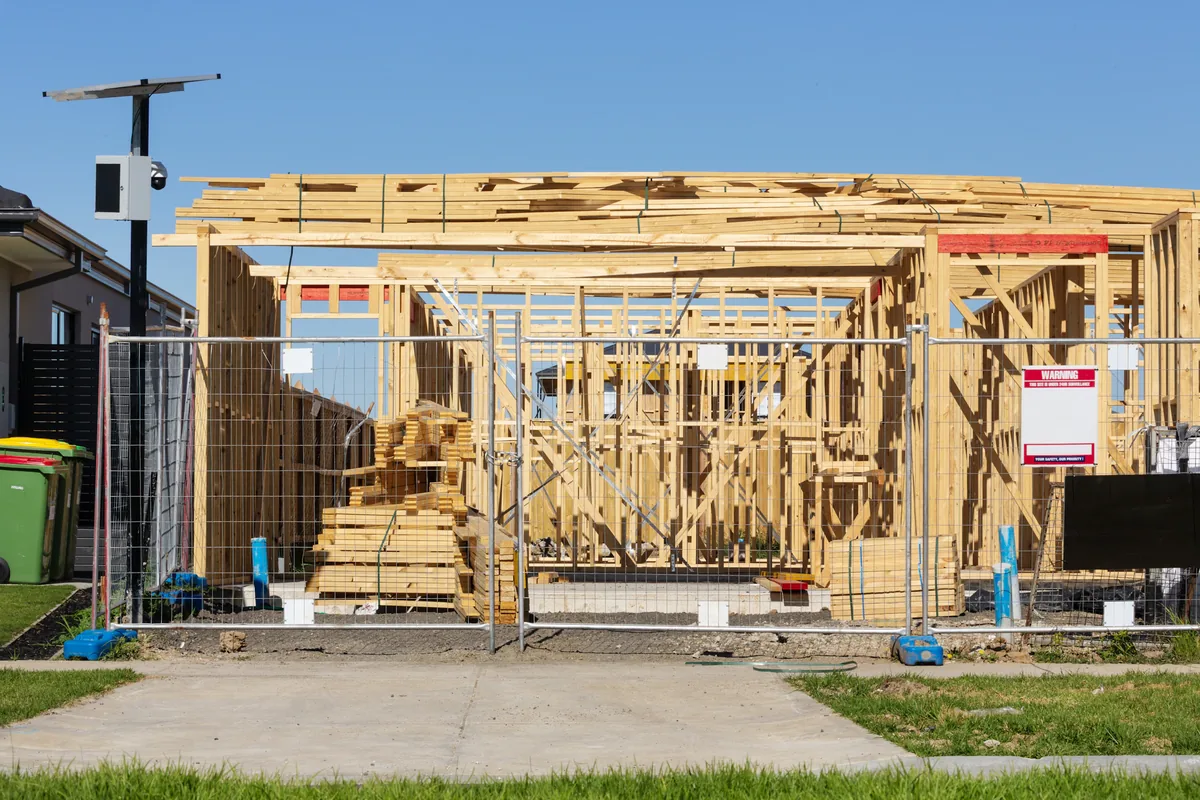 Pro Build estimator performing on-site assessment for retail construction project